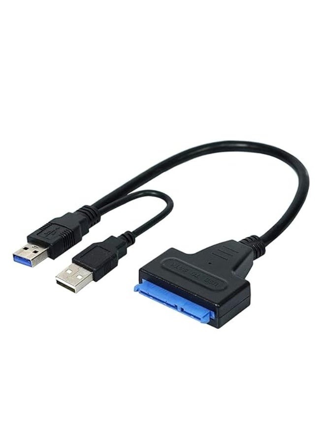 USB 3.0 to SATA to USB 3.0 Hard Drive Adapter Cable, expected to deliver high data speeds, supports 2.5/3.5 inch HDD/SSD, plug and play, fast backup and recovery. - Image 3